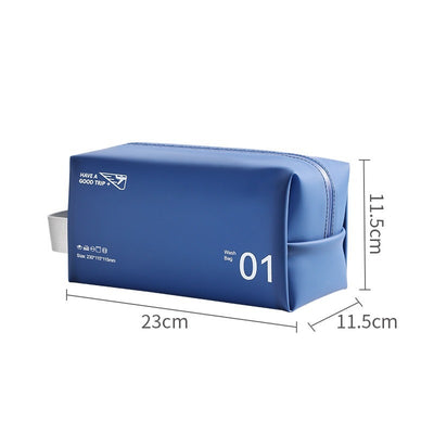 Portable Travel Cosmetic Bag, Cute Makeup Pouches, PU Leather Waterproof Toiletry Bags,anti-fruit Jelly Beach Bag Ins Style Cosmetic Storage Bag Portable Wash